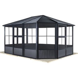 Sojag Aluminium paviljoen Charleston - met klamboe 384x489x281 cm