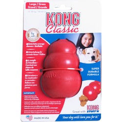 Hundespielzeug Gummi groß rot - Kong