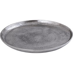 PTMD Plateau Afta - 39x39x3 cm - Aluminium - Zilver