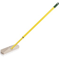 Schrobber - met telescoopsteel - 80-130 cm - schrobborstel - schoonmaakborstel - Schrobborstels