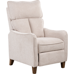 Beliani ROYSTON - TV-fauteuil-Beige-Polyester