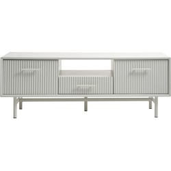 Tv-Meubel Greige Metaal/MDF - 140x45x50cm - Palma
