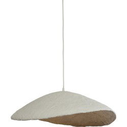 Light&living Hanglamp 71x53,5x23 cm LONIA crème+antiek brons