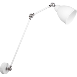 MISSISSIPPI L - Wandlamp - Wit  - Metaal