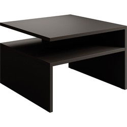 Meubella - Salontafel Charo - Mat zwart - 66 cm