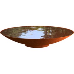 Adezz Waterschaal cortenstaal rond 200 x 200 x 31 cm