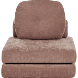 Beliani OLDEN - Slaapbank-Bruin-Polyester