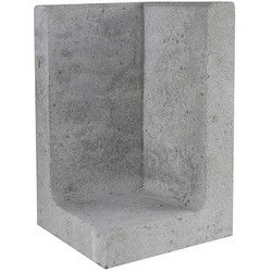 L-element hoek grijs 30x30x50 cm