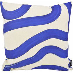 Sierkussen Royal Blue Lines | 45 x 45 cm | Katoen/Linnen