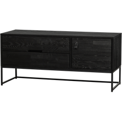 WOOOD Silas TV-Meubel - Grenen - Blacknight - 55x120x44