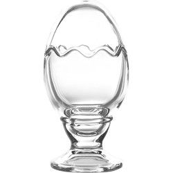 Clayre & Eef Glazen potje Ei Transparant Glas