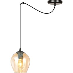 Moderne hanglamp Farina Zwart