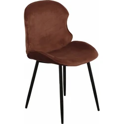 2x Fluwelen Apple Chair - brons