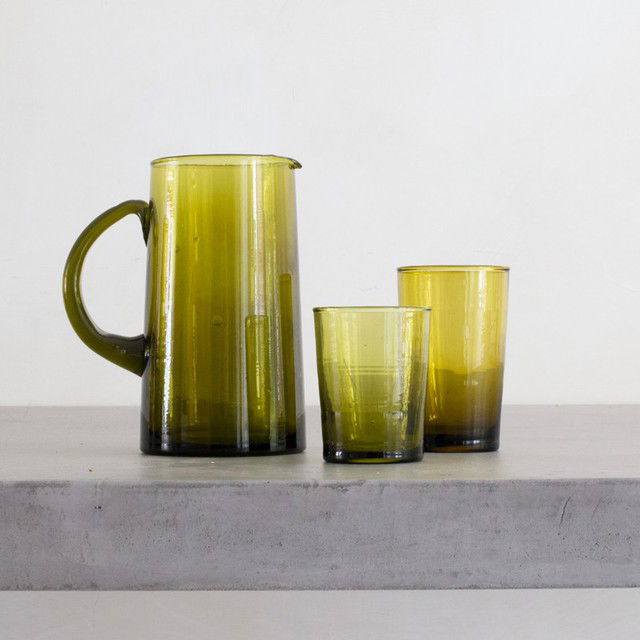Trend 2021: gerecycled gekleurd glas
