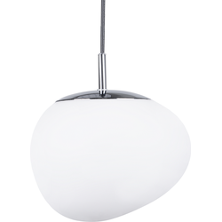 Beliani LIFFEL - Hanglamp-Wit-Glas