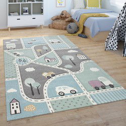 Kindervloerkleed - Cosena - Groen - 160x230 cm