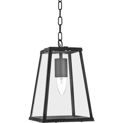 Hanglamp Lantern Noir Metaal Ø18cm Zwart