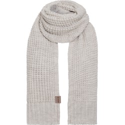 Knit Factory Robin Gebreide Sjaal Dames & Heren - Beige - 200x40 cm