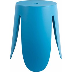 Poef Stool Ravish - Blauw - Ø43cm