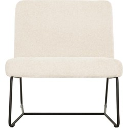 MUST Living Lounge chair Zola,80x78x80 cm, glossy natural