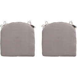 Madison Zitkussen -  Basic Taupe  -  46x48  -  Bruin  -  2 Stuks