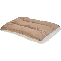 Beliani ERGANI - Dierenbedje-Beige-Fluweel