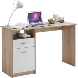 Bureau met opbergruimte L123cm - Jackson