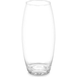 Giftdecor Bloemenvaas basic - transparant glas - D16 x H30 cm - boeketvaas - 5 liter - Vazen