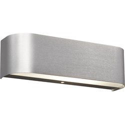Moderne Wandlamp  Adriano - Metaal - Zilver