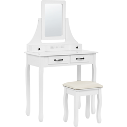 Beliani RAYON - Kaptafel-Wit-MDF