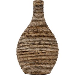 MUST Living Vase Amphora - 40xØ28 cm, banana bark with ceramic