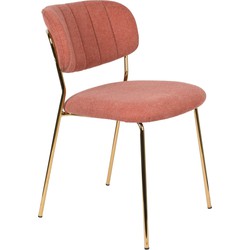 ANLI STYLE Chair Jolien Gold/Pink