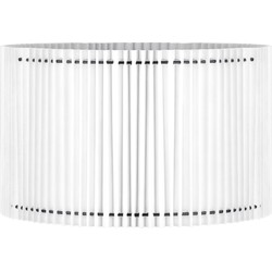 Scandinavische stijl - Gevouwen papieren Lampenkap - Rond - White - ø40 x 20 cm - E27 fitting - Ontworpen voor Vloerlampen en Pendellamp - Geschikt voor woonkamers en slaapkamers