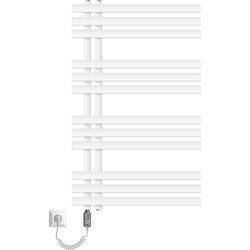 Badkamer radiator met verwarmingselement 300W 600x1000 mm Wit LuxeBath