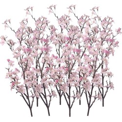 8 takken Appelbloesem roze 104 cm - Kunstbloemen
