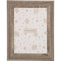 Clayre & Eef Fotolijst 10x15 cm Bruin Houtproduct