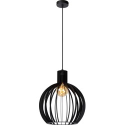Filla mooie hanglamp diameter 35 cm 1xE27 zwart