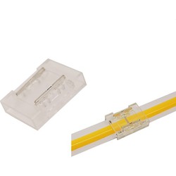 Groenovatie LED Strip Klik Connector COB 6mm, Soldeervrij