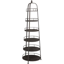 D - Light & Living - Etagere LEIRA - 63.5x60x192.5cm - Brons