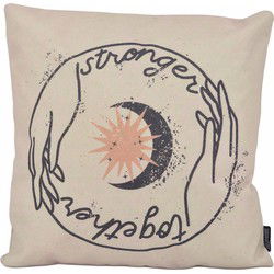 Sierkussen Stronger Together - Outdoor | 45 x 45 cm | Katoen/Polyester