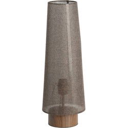 Light & Living - tafellamp - Howie - bruin - metaal - schemerlamp - E27 - 1891483