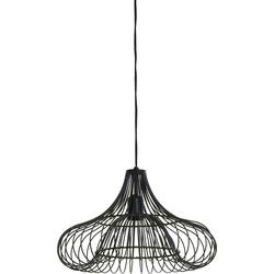 D - Light & Living - Hanglamp ALETTE - Ø50x30cm - Zwart