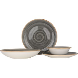 Bonna Serviesset - Aura Space - 24 delig - 6 Personen - Porselein