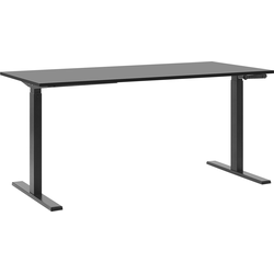 DESTIN  - Verstelbaar bureau - Zwart - 160 cm - Spaanplaat
