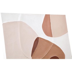 PTMD Wandpaneel Olympia - 100x3x100 cm - Canvas - Bruin