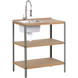 Beliani IVREA - Tuinkast-Bruin-FSC® gecertificeerd acaciahout