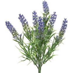 Decoris Lavandula/lavendel - kunstplant - 34 cm - Kunstplanten