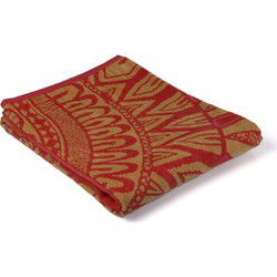 PHLOX Strandlaken - 100% katoen - 1 zijde velour - 90x160 - marile orange