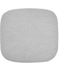 Kave Home - Joncols beige stoelkussen grijs 43 x 41 cm