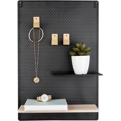 Memo bord Perky Mesh - IJzer Zwart - 52x34,5x10,5cm